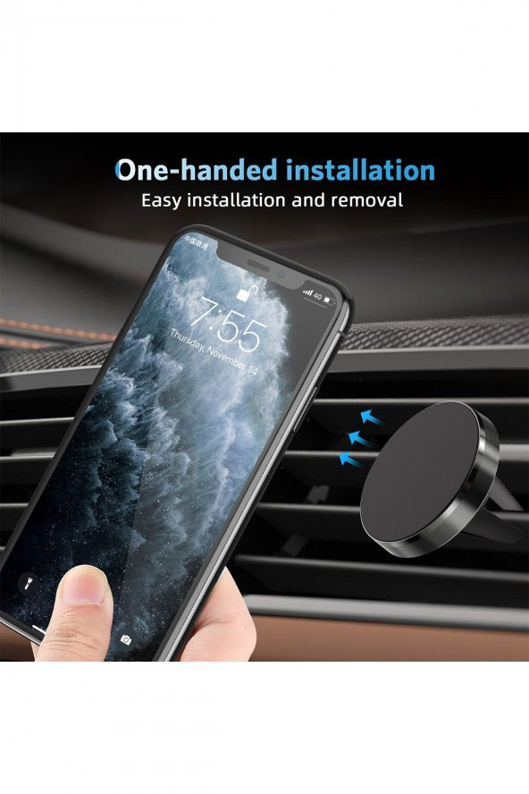 Magnetik Araç Içi Telefon Tutucu - 3