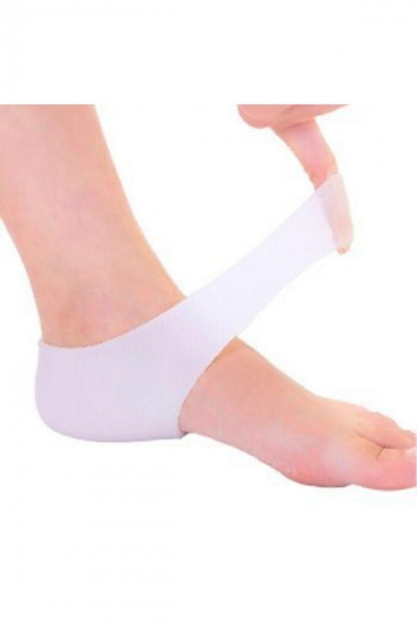 Silikon Topuk Gömleği Dikeni Bunyon Çatlak Koruyucu Bandaj Ortopedik Ayak Destek Çorabı - 3