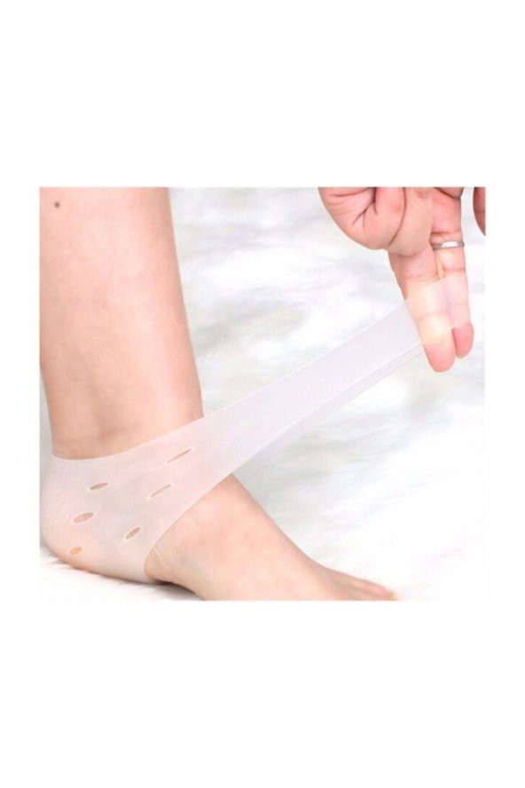 Topuk Çorabı Topuk Yumuşatıcı 100 Silikon - Türk Malı - 2