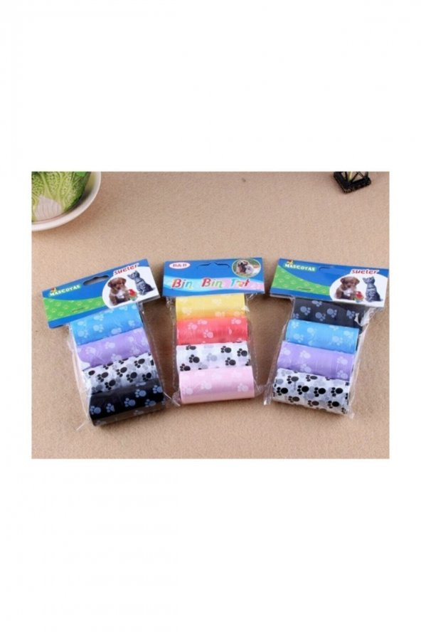 Köpek Kaka Poşeti 4lü Set - 2