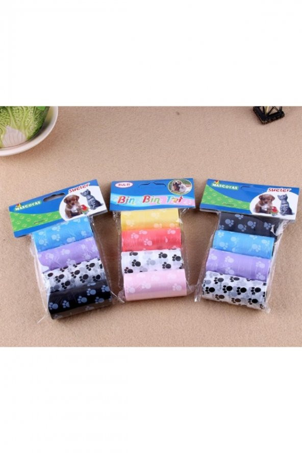 Köpek Kaka Poşeti 4lü Set - 2