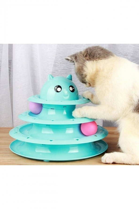 3 Katlı Kedi Oyuncağı - 3