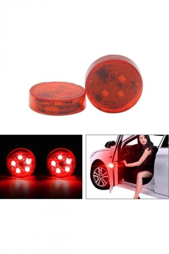 Araba Kapı Açma Sensörlü Ikaz Lambası Led - 4