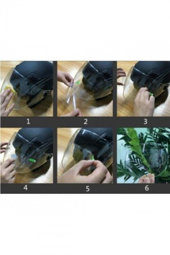 Kask Yağmur Kaydırıcı - Anti-sis Hidrofobik Film - 4
