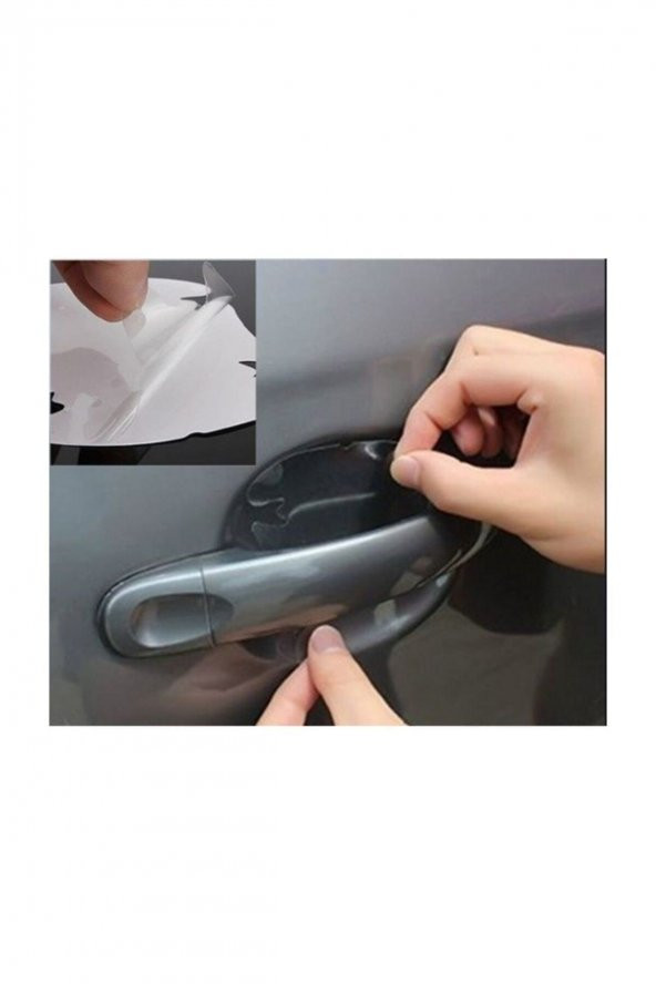 Araba Kapı Kolu Koruyucu Film (4lü Set) - 2