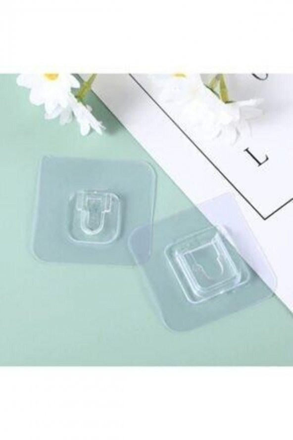 Geçmeli Klips Eşya Sabitleme Askısı 2 Set - 2