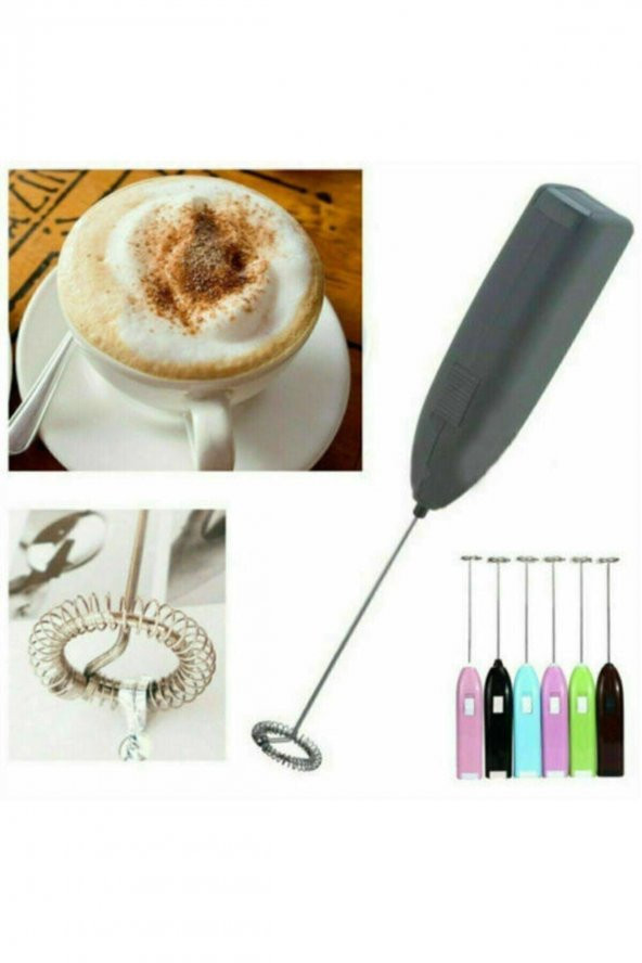 Mini Mixer Kahve Süt Cappucino Köpürtücü Karıştırıcı