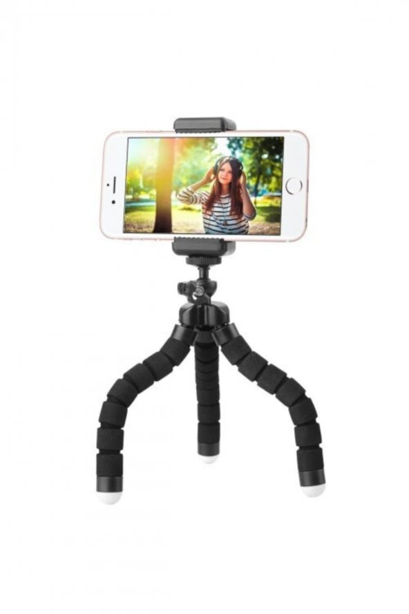Ahtapot Akrobat Mini Telefon Tablet Tutucu Sabitleyici Tripod - 3