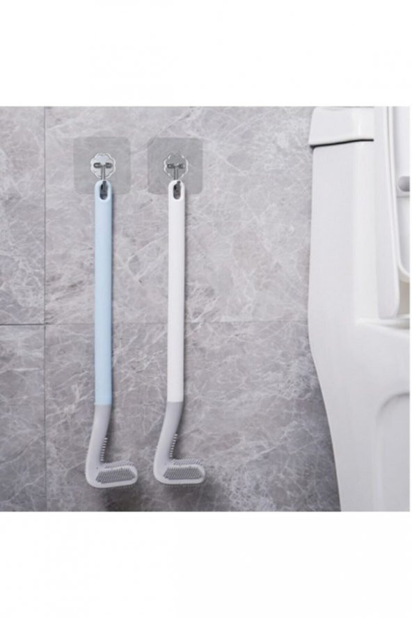 Ergonomik Tasarımlı Silikon Tuvalet Fırçası - 3