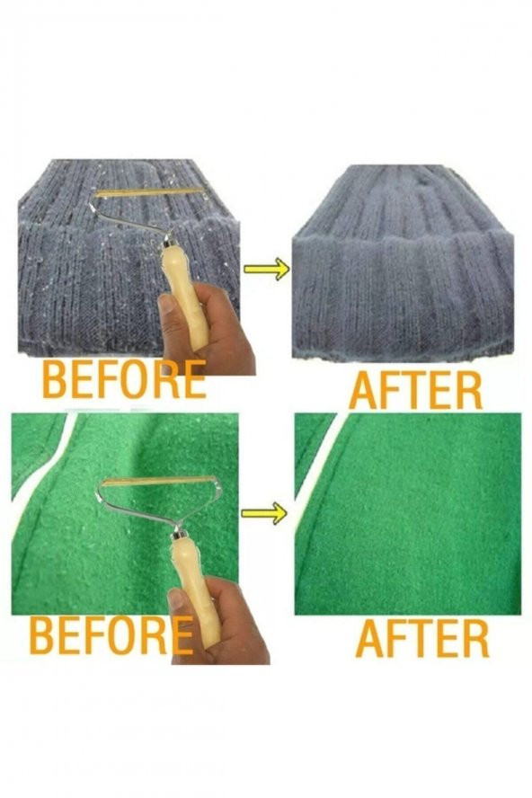 Elbise Pamuk Tiftik Temizleme Yün Kazak Kumaş Tüy Toplama Aleti - 7