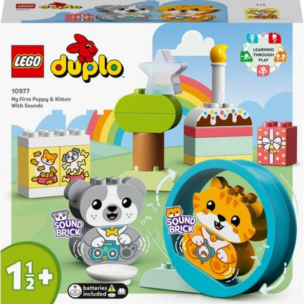Lego Duplo 10977 My First Puppy And Kitten With Sounds - Resim 3