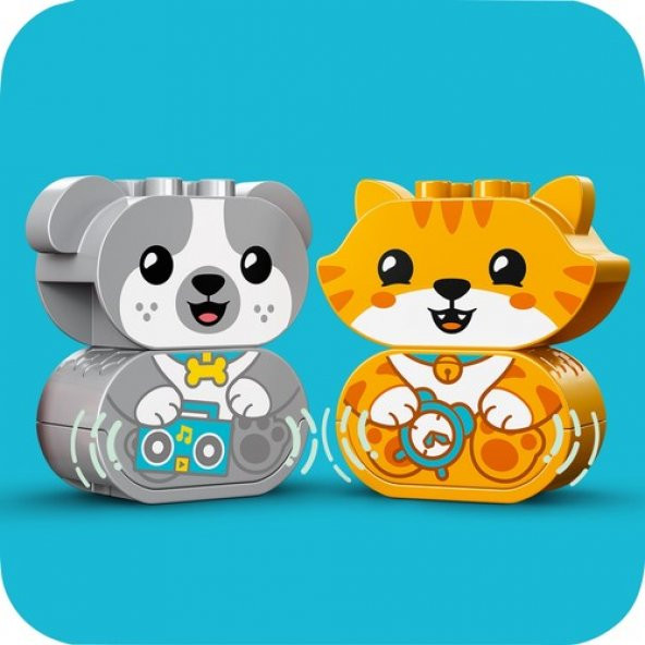 Lego Duplo 10977 My First Puppy And Kitten With Sounds - Resim 5