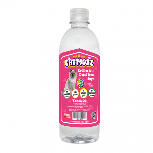 CatMozz Cat Water Kediler Için Doğal Içme Suyu 700 Ml