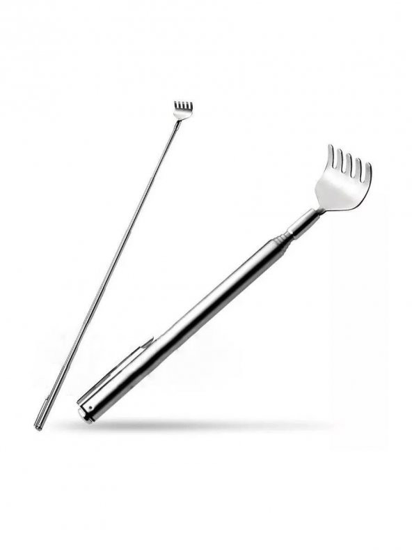 Teleskobik Sırt Kaşıyıcı Metal Kaşağı Kaşıma Aleti Sırt Kaşıma Aparatı Metal  51 Cm - 7