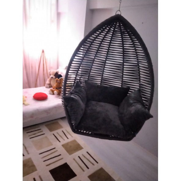 Hamak Bahçe Salıncağı Modelleri| Tavana Asma Armut Salıncak - Resim 6