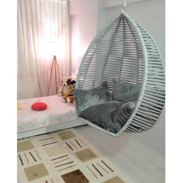 Hamak Bahçe Salıncağı Modelleri| Tavana Asma Armut Salıncak - Resim 11