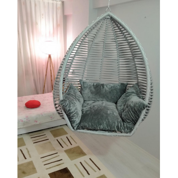 Hamak Bahçe Salıncağı Modelleri| Tavana Asma Armut Salıncak - Resim 12