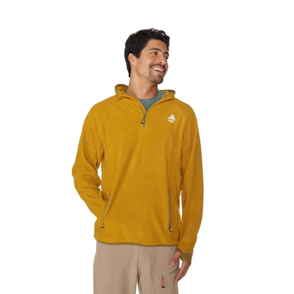 Berg Periya Erkek Yarım Fermuar Polar-SARI ürün görseli