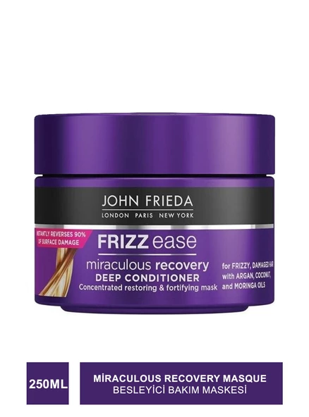 John Frieda Frizz Ease Miraculous Recovery Masque 250 ml Besleyici Bakım Maskesi