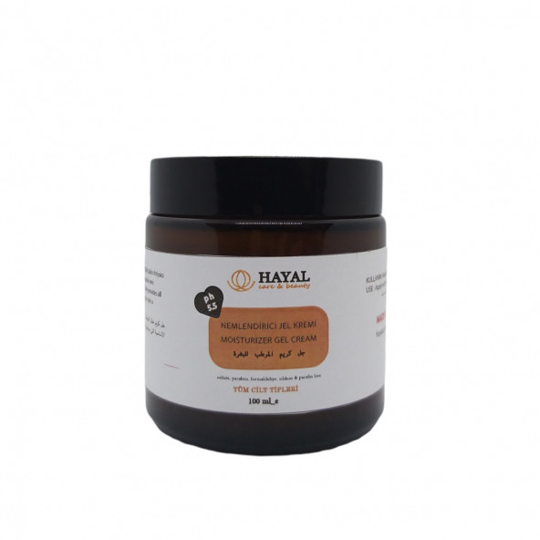 HAYAL Normal Ciltler İçin Nemlendirici jel Krem Yoğun Bakım Etkili gel cream 100ml