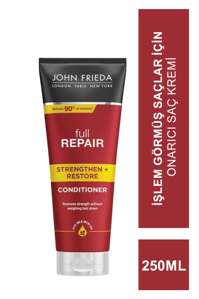 John Frieda Full Repair Conditioner 250 ml İşlem Görmüş Saçlar İçin Onarıcı Saç Kremi