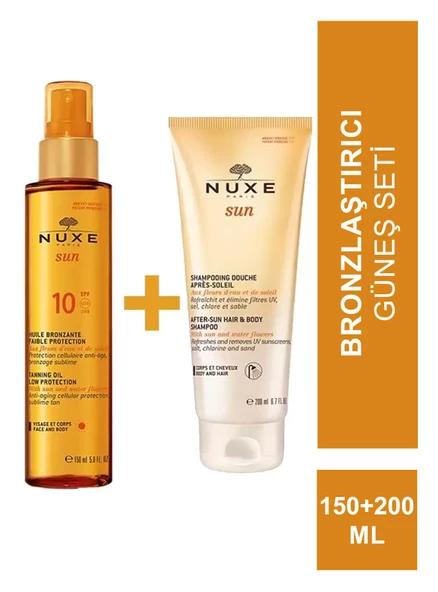 Nuxe Sun Spf 10 Güneş Bronzlaştırıcı Yüz ve Vücut YağıKOFRE