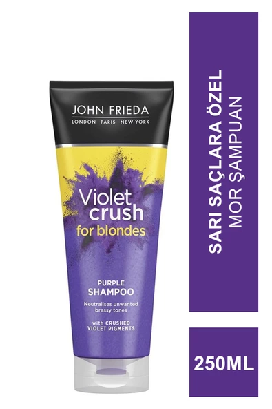 John Frieda Violet Crush Purple Shampoo Sarı Saçlara Özel  Mor Şampuan 250 ml