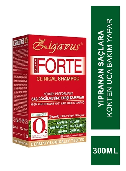 Zigavus Forte Ultra Clinical Kuru ve Normal Saçlar için Şampuan 300ml