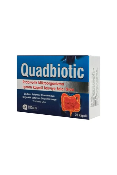 Quadbiotic Probiyotik 20 Kapsül