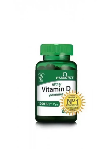 Vitabiotics Ultra Vitamin D Gummies 50 Çiğnenebilir Kapsül