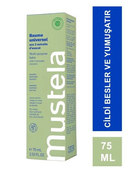 Mustela Multi-Purpose Balm 3 Etkili Avokado Balsam 75 ml