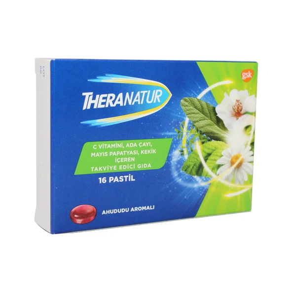 Theranatur Ahududu Aromalı Pastil 16 Adet