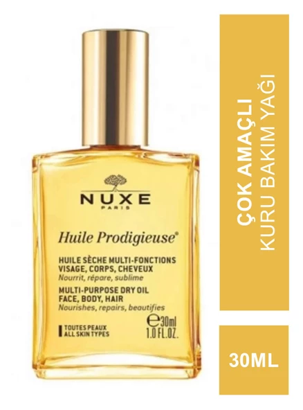 Nuxe Huile Prodigieuse Çok Amaçlı Kuru Bakım Yağı 30ml