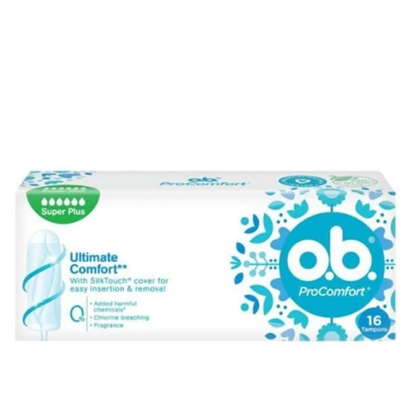 O.B. Pro Comfort Süper Plus Tampon 16 Adet