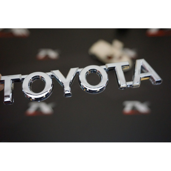 Toyota Krom ABS Bagaj 3M 3D Yazı Logo Amblem