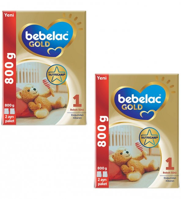 Bebelac Gold 1 Bebek Sütü 800 Gr- 2 Adet