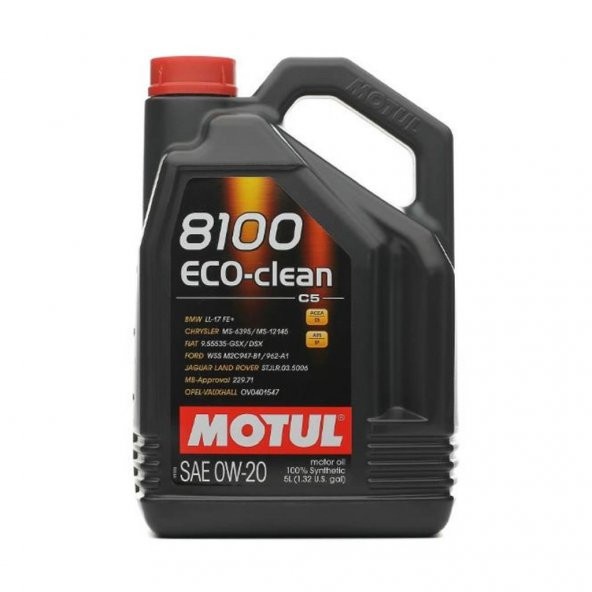 Motul 8100 Eco-Clean 0W-20 5 Lt Partiküllü Motor Yağı - 2