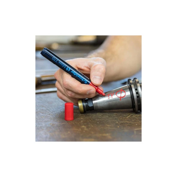 Schneider Markör Boya Maxx 1-3 MM Mavi Boya Markörü (10 Lu Paket) - Resim 2