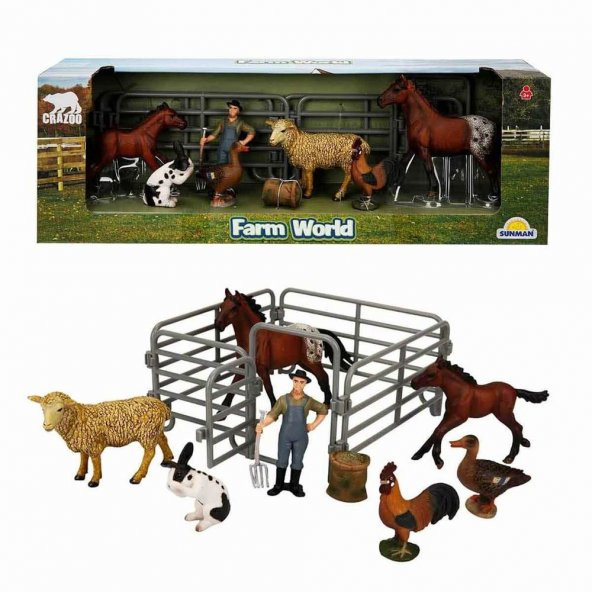 Wild Life Çitli Çiftlik Seti -1 adet fiyatıdır - model bildirin - 4