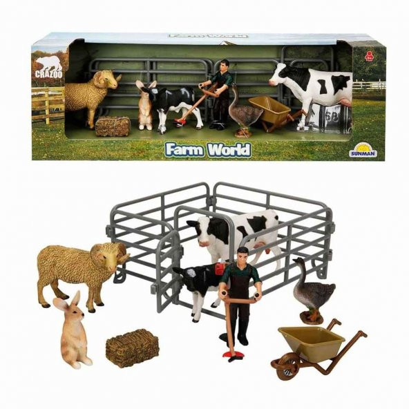Wild Life Çitli Çiftlik Seti -1 adet fiyatıdır - model bildirin - 5