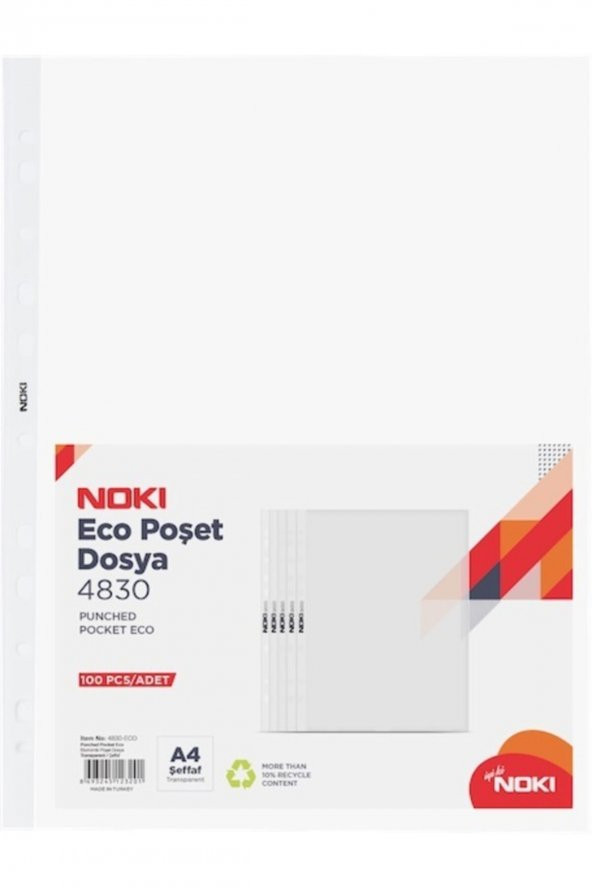 100 Lü 2 Paket Poşet Dosya Eco