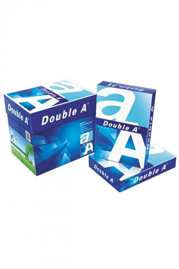 Double-a A4 Fotokopi Kağıdı 80 gram Beyaz 500 Sayfa (5 Paket).