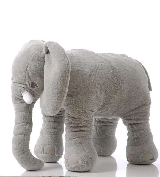 Uyku Arkadaşım Jumbo  Fil - Büyük Yumuşacık Peluş Fil- 90 cm - 6