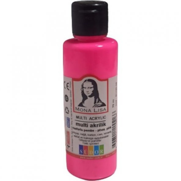 Südor Monalisa Multi Akrilik Boya Fosforlu Pembe 70 Ml