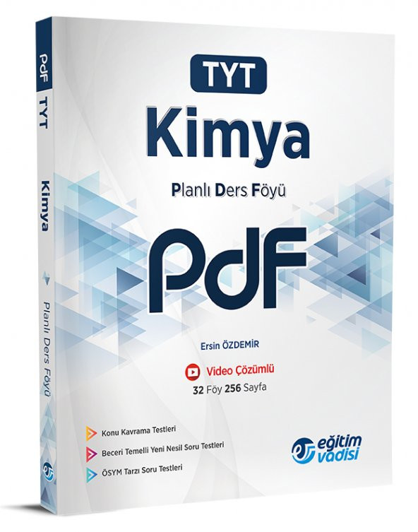 Eğitim Vadisi Tyt Kimya Pdf Planlı Ders Föyü 2023