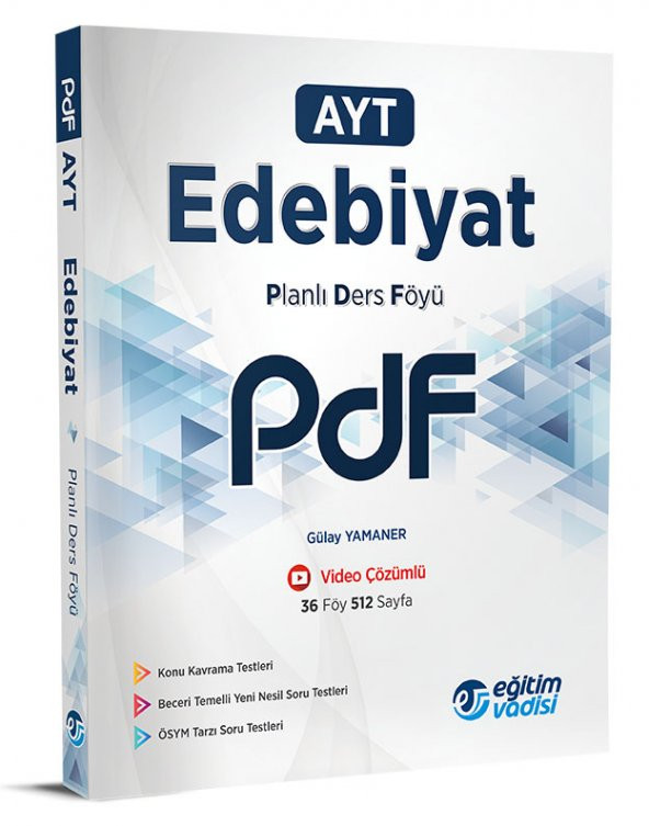 Eğitim Vadisi Ayt Edebiyat Pdf Planlı Ders Föyü 2023