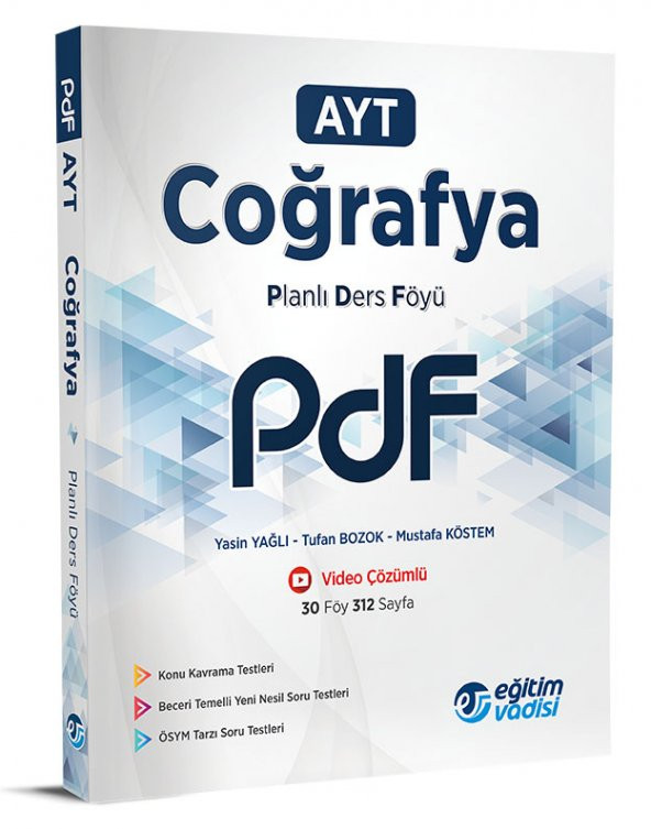 Eğitim Vadisi Ayt Coğrafya Pdf Planlı Ders Föyü 2023