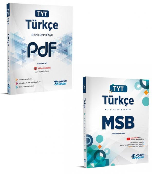 Eğitim Vadisi Tyt Türkçe Pdf + Msb Seti 2 Kitap 2023
