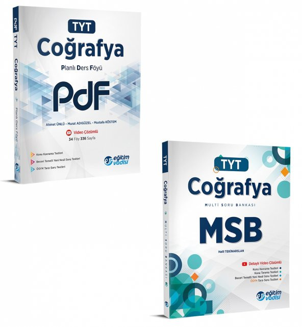 Eğitim Vadisi Tyt Coğrafya Pdf + Msb Seti 2 Kitap 2023