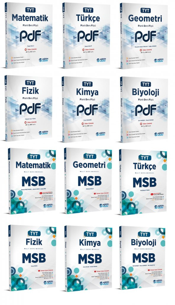 Eğitim Vadisi Tyt Sayısal Pdf Planlı Ders Föyü + Msb Multi Soru Bankası Seti 2023